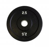 Диск бамперный 2,5 кг (черный) FT-BPB-2,5