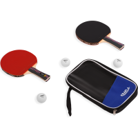 KRAFLA S-T1000 Набор для настольного тенниса: ракетка (2шт), мяч (3шт)