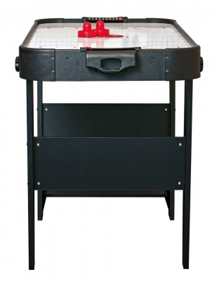 Игровой стол - аэрохоккей "Jersey" 4 ф (черный, складной)
