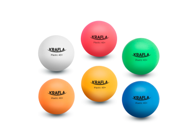 KRAFLA B-CL60 Набор для настольного тенниса: мяч без звезд (6шт)