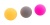 Мяч массажный 6,3 см розовый IR97038-P