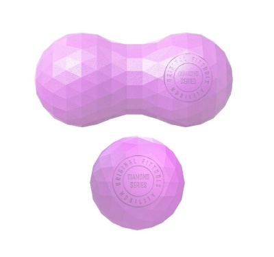 Комплект из двух мячей для МФР пурпурный FT-DIAMOND-PP